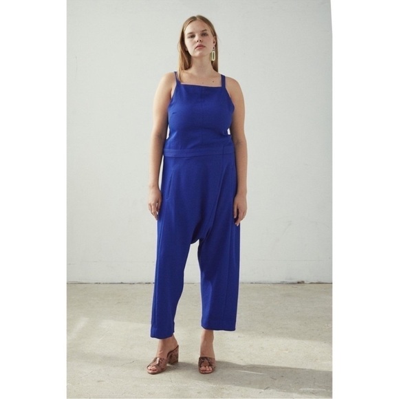 Rachel Comey Alcott Jumpsuit in Klein Blue - Picture 1 of 9